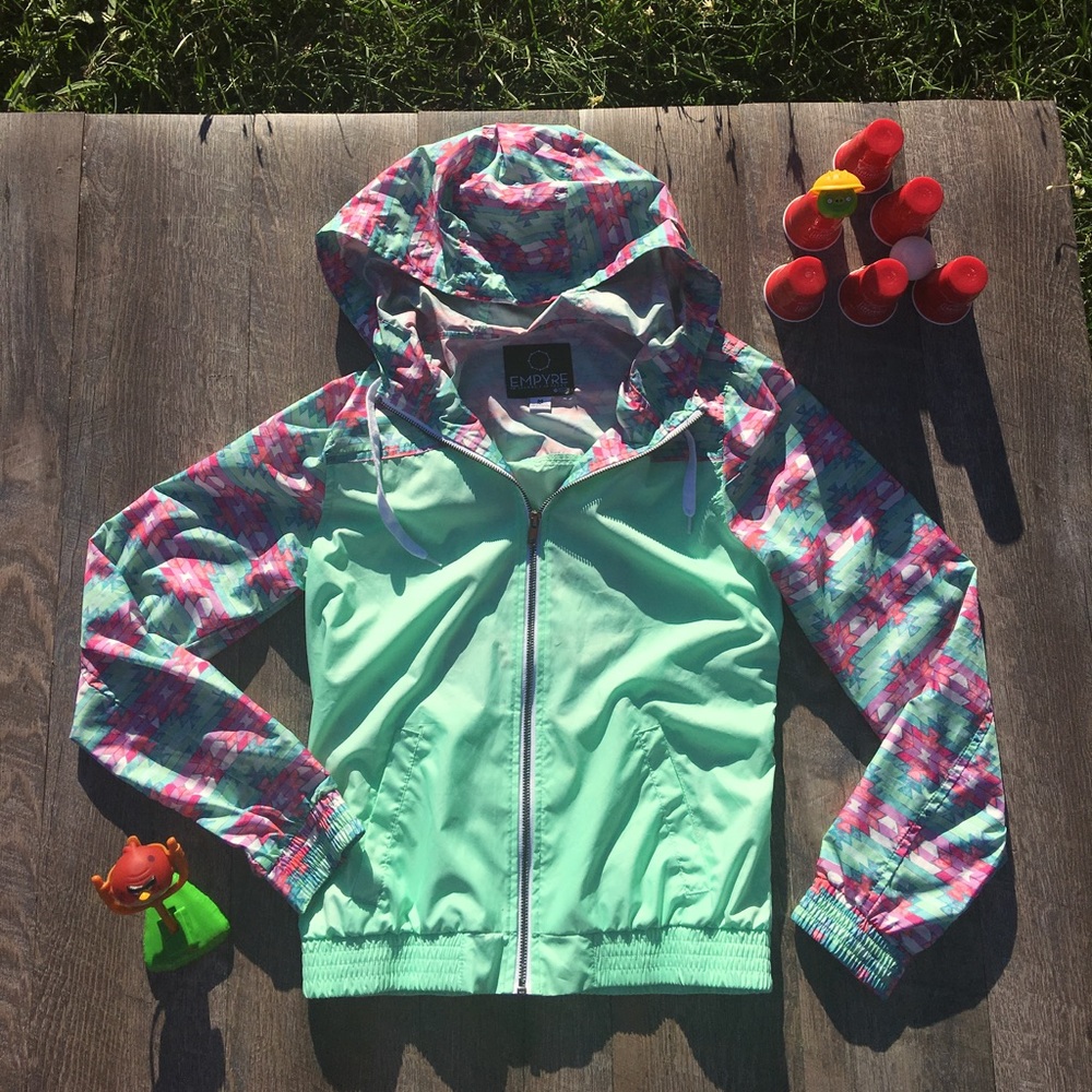 EMPYRE  WINDBREAKER w/ AZTEC PRINT